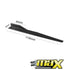 Universal Gloss Black Side Skirt Splitters / Extensions - 1.2 meter