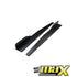 Universal Gloss Black Side Skirt Splitters / Extensions - 1.2 meter