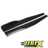 Universal Gloss Black Side Skirt Splitters / Extensions - 1.2 meter