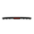 Universal Gloss Black Shark-Fin Diffuser With LED Brake Light