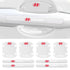 Universal Hyundai Transparent Silicone Door Handle Cover Protector Set (8pc)