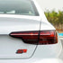 Universal S-Line Audi Fender Badges (Matte Black & Red)