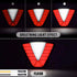Universal Triangular F1 Style Smoked Black LED Brake Light - Type C