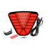 Universal Triangular F1 Style Smoked Black LED Brake Light - Type C