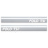 Universal VW Polo TSI Vinyl Stripe Sticker Kit (Silver)