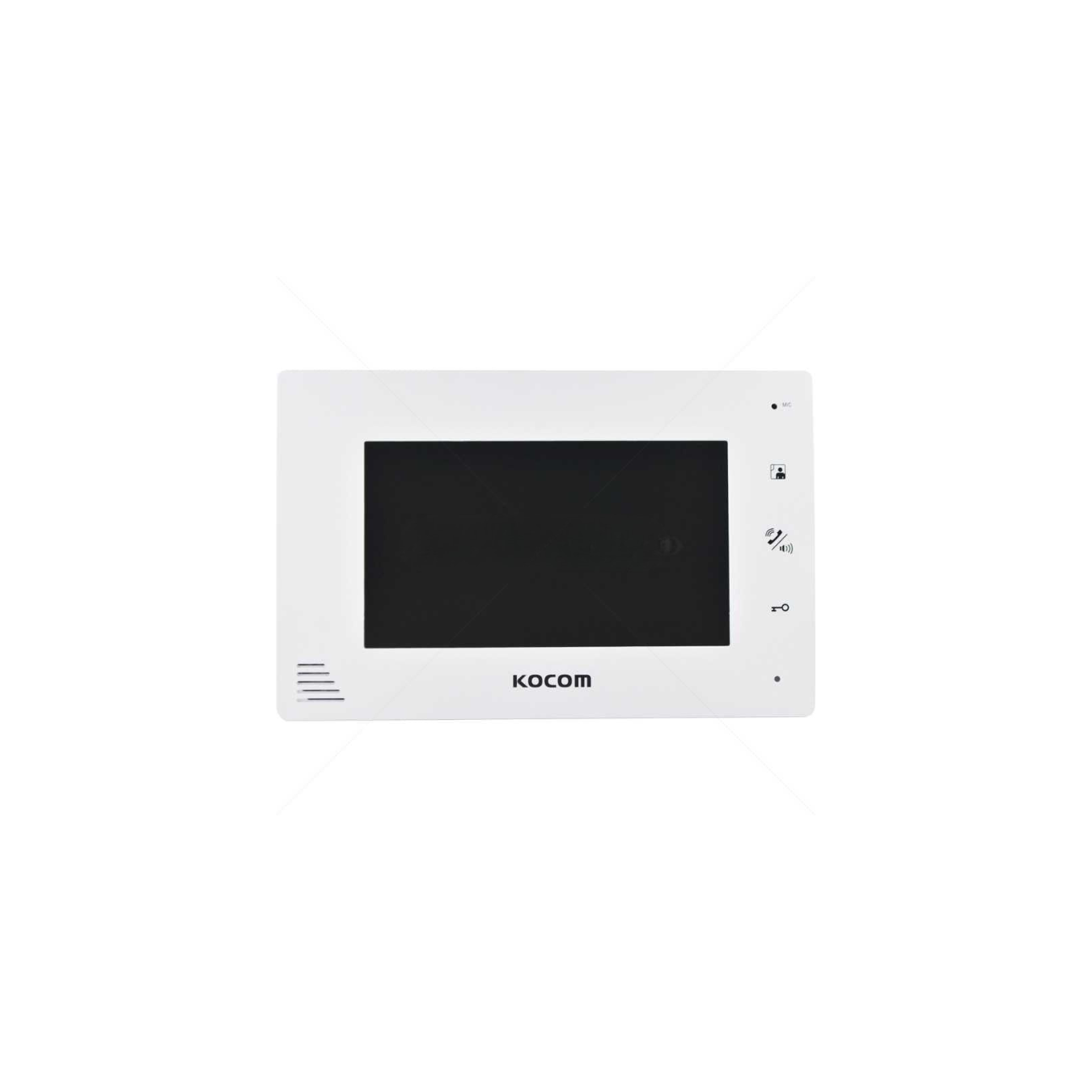 Kocom CC03-13 4-Wire 7" Colour Hands-Free Monitor in White for Intercom