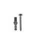 Coach Screw 10 x 75 x 12mm W/Plug / 25 Part No: HW77-3
