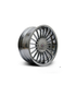 17 Inch Mag Wheel - MX7674-51 Black Chrome Alpin Style Wheel - 4x100 / 5x100 PCD