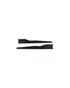 Universal Gloss Black Side Skirt Splitters / Extensions - 1.2 meter