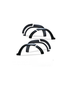 Toyota Fortuner (16-On) Matte Black Smooth Plastic Wheel Arch Kit