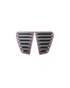 Suitable To Fit - VW Golf 6 Gloss Black Plastic Side Window Louver