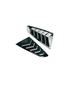 Suitable To Fit - Ford Mustang Gloss Black Plastic Side Window Louver