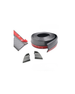 Samurai Universal Carbon Look Rubber Boot Spoiler With Caps