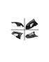 BM F33 M3/M4 Style Gloss Black Clip On Mirror Covers