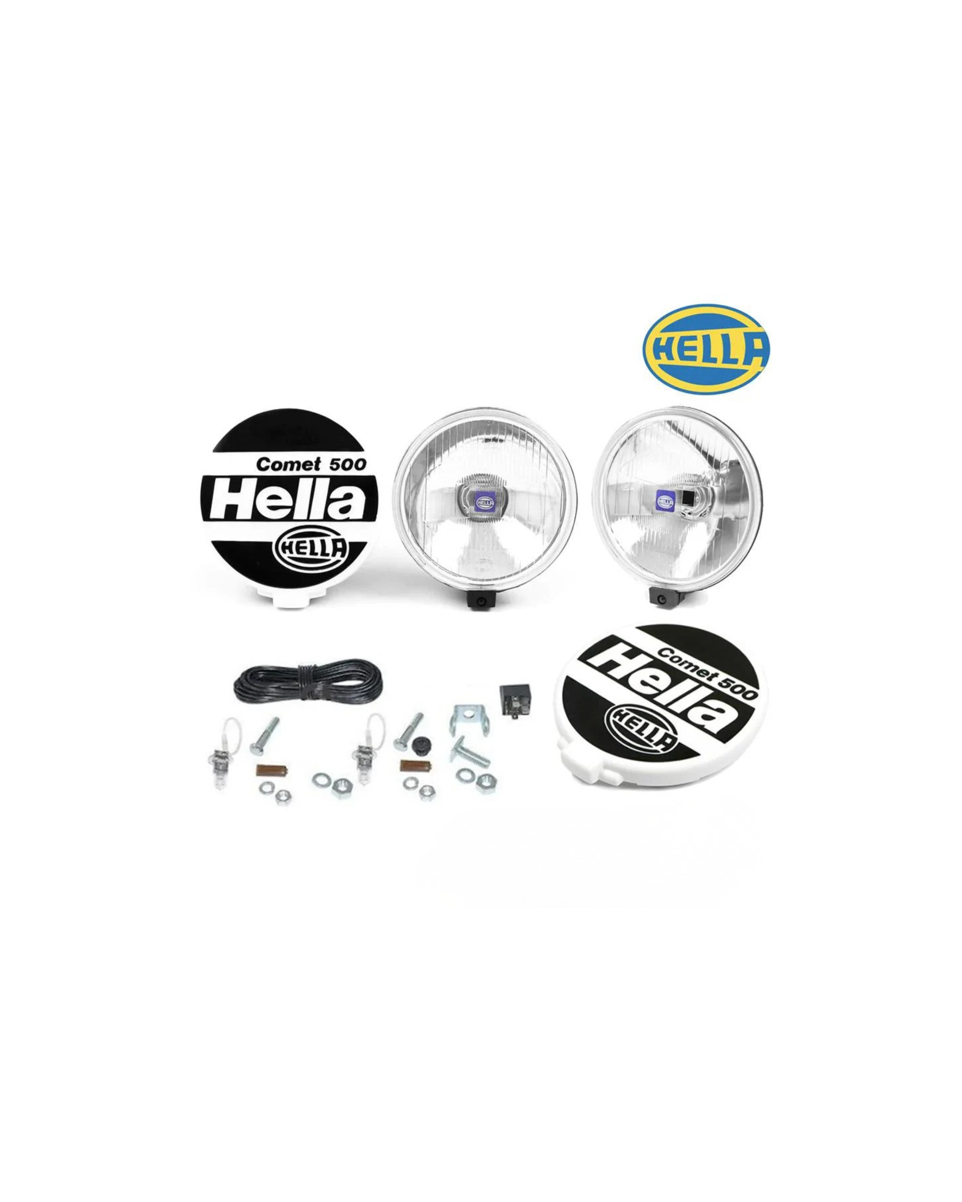 Universal Hella Comet 500 Spotlamps (Pair)
