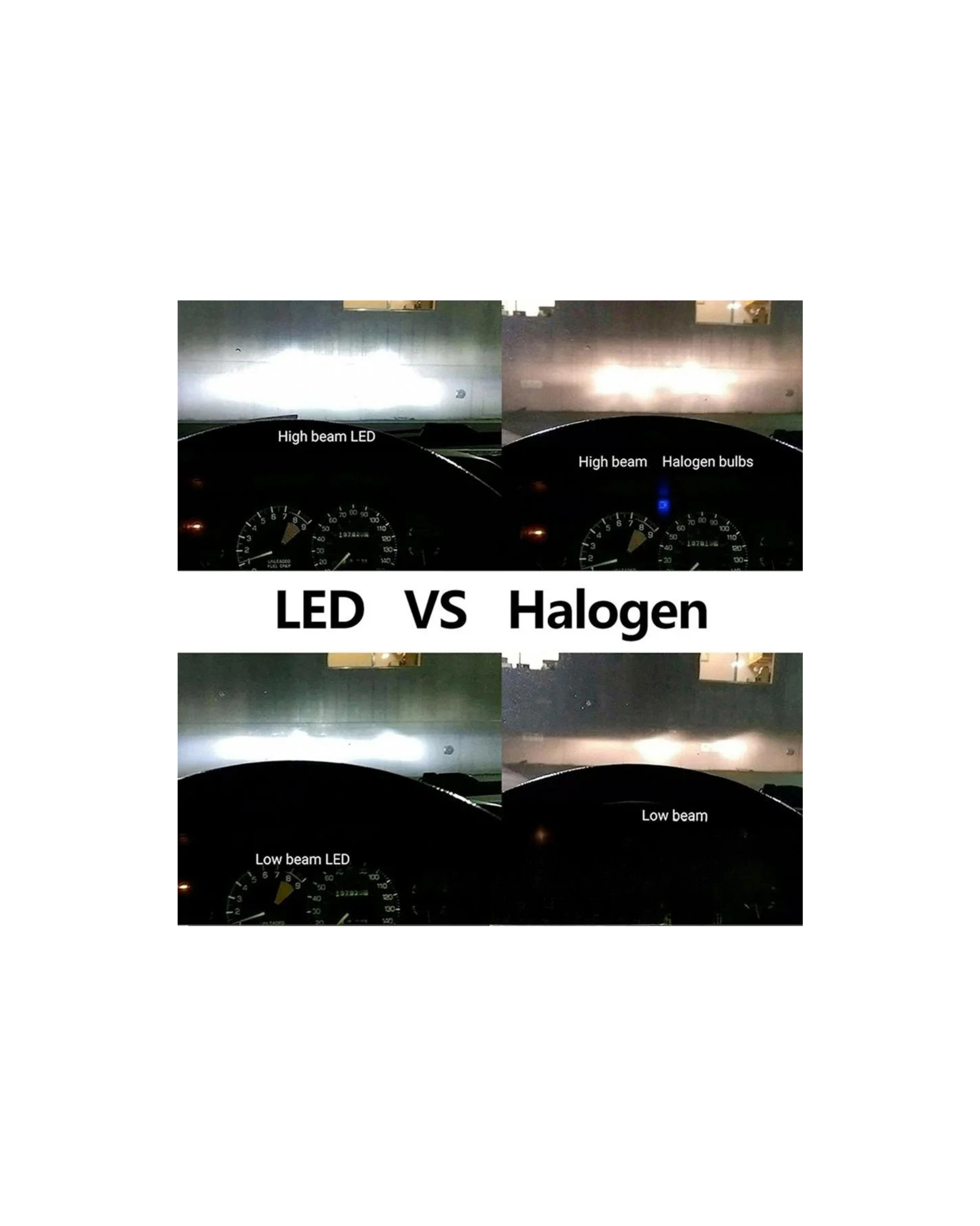 C6 MAX LED Headlight Bulb Kit - H1