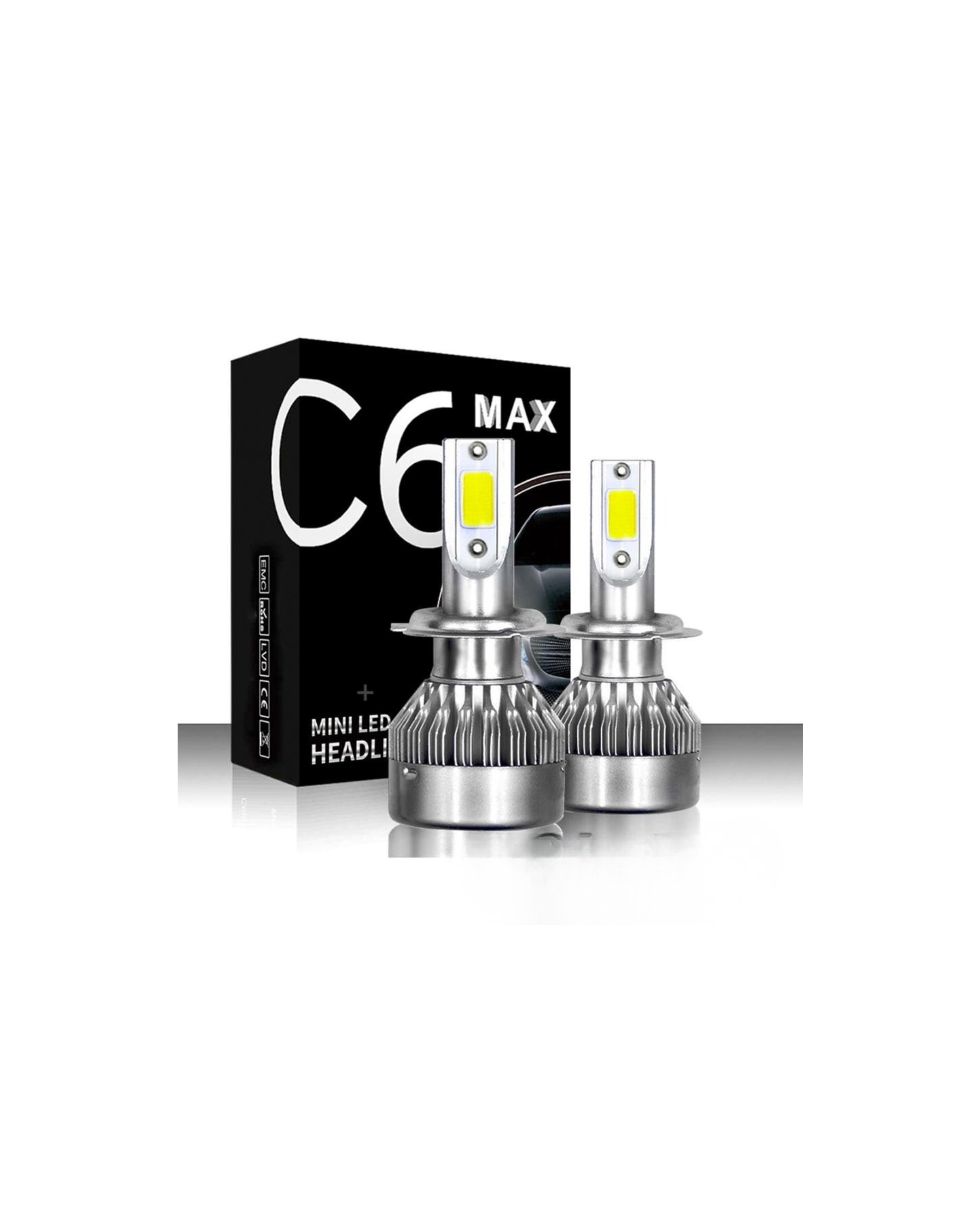 C6 MAX LED Headlight Bulb Kit - HB4 9006