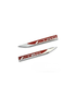 Side Fender Logo Badges - TRD (Red & Chrome)