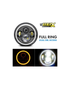Universal 7 inch Jeep Style LED Angel Eye Projector Headlight