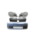 Suitable To Fit - VW Polo Vivo (10-19) Silverline Plastic Upgrade Front Bumper With Headlight & Fogs
