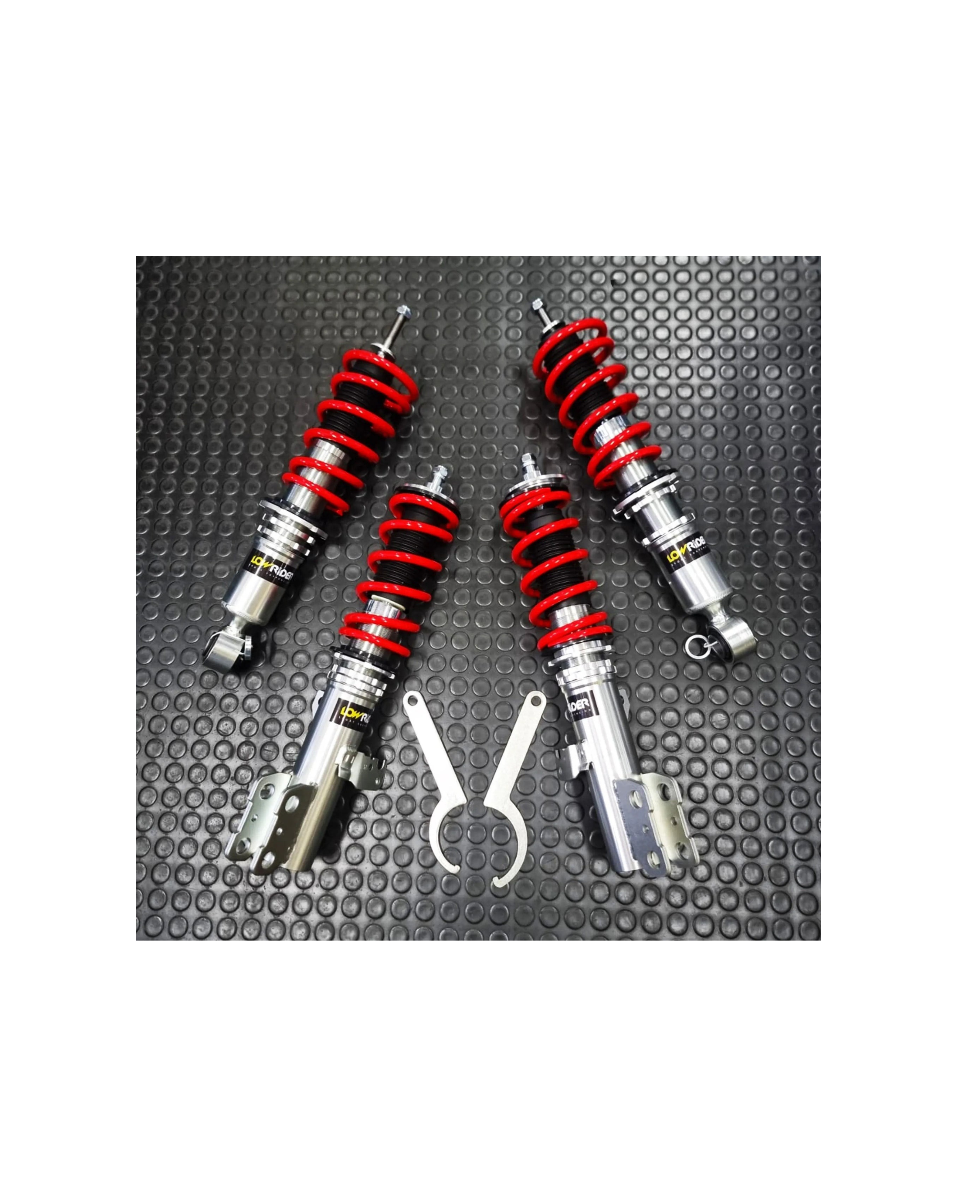 Toyota E12 Run X - Lowrider Coilover Kit (Height Adjustable)