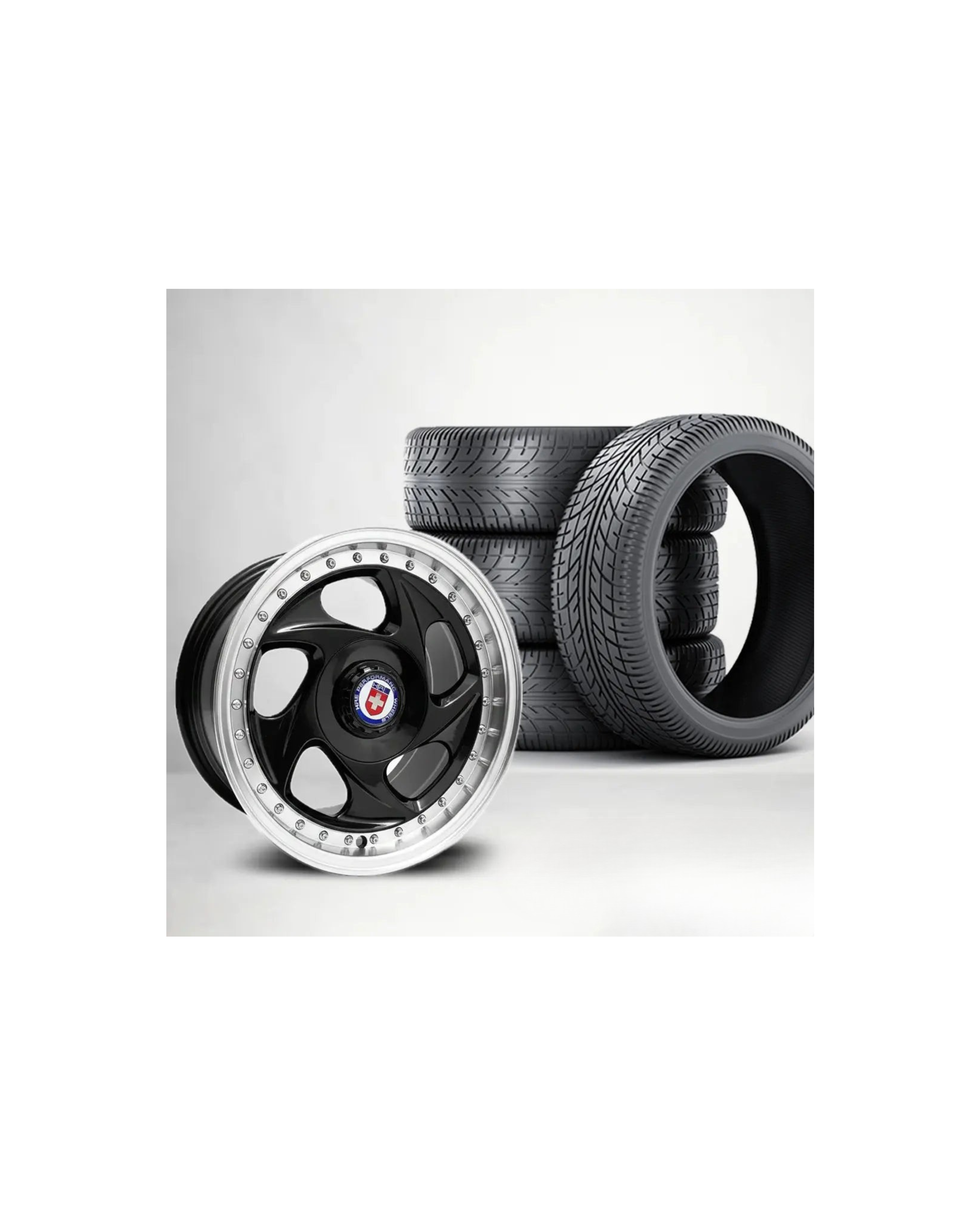 15 Inch MX115-A HR.E Blade Style Wheel & Tyre Combo - (4x100 / 5x100 PCD)