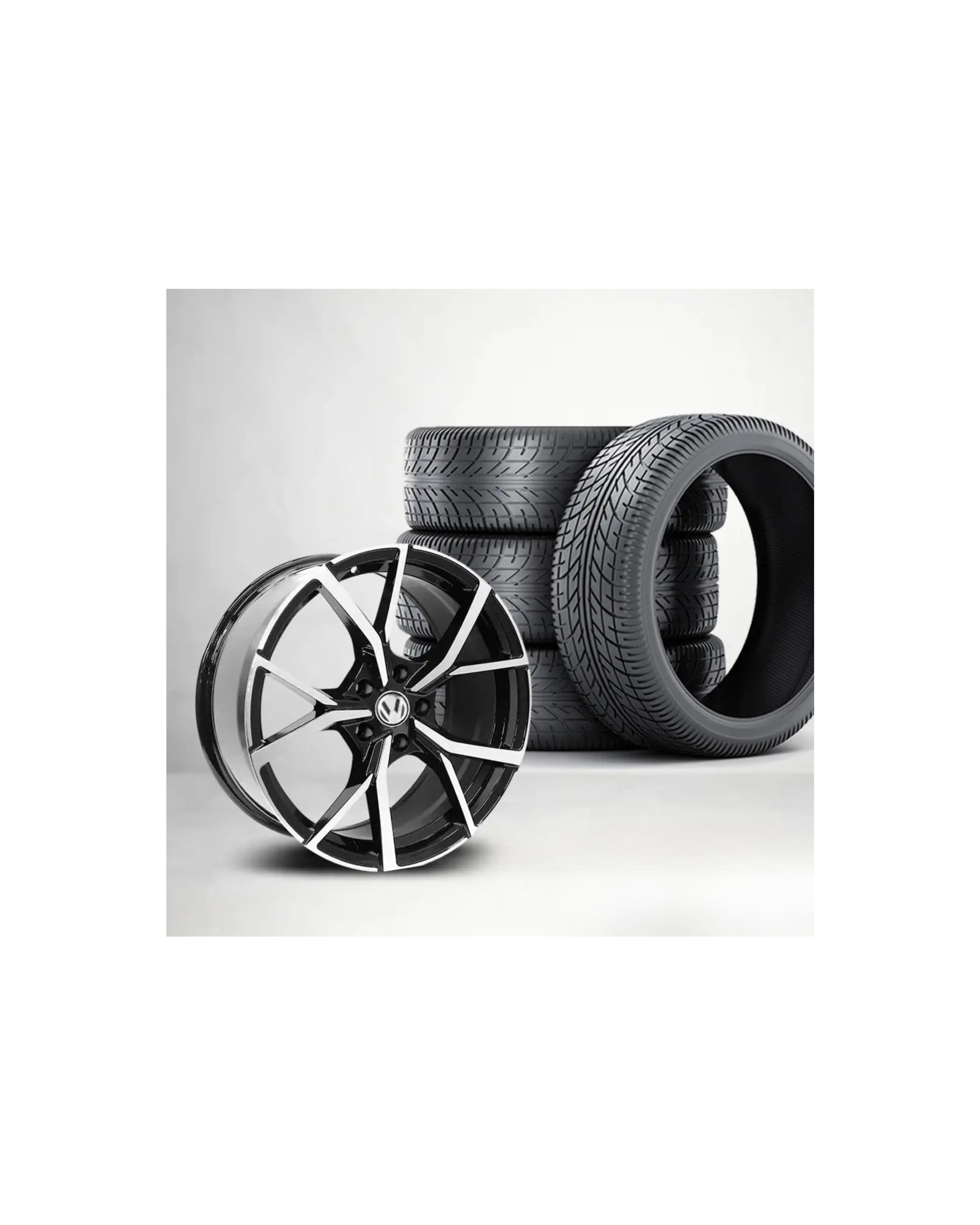 15 Inch MX4003 Golf 8R Style Wheel & Tyre Combo - 5x100 PCD