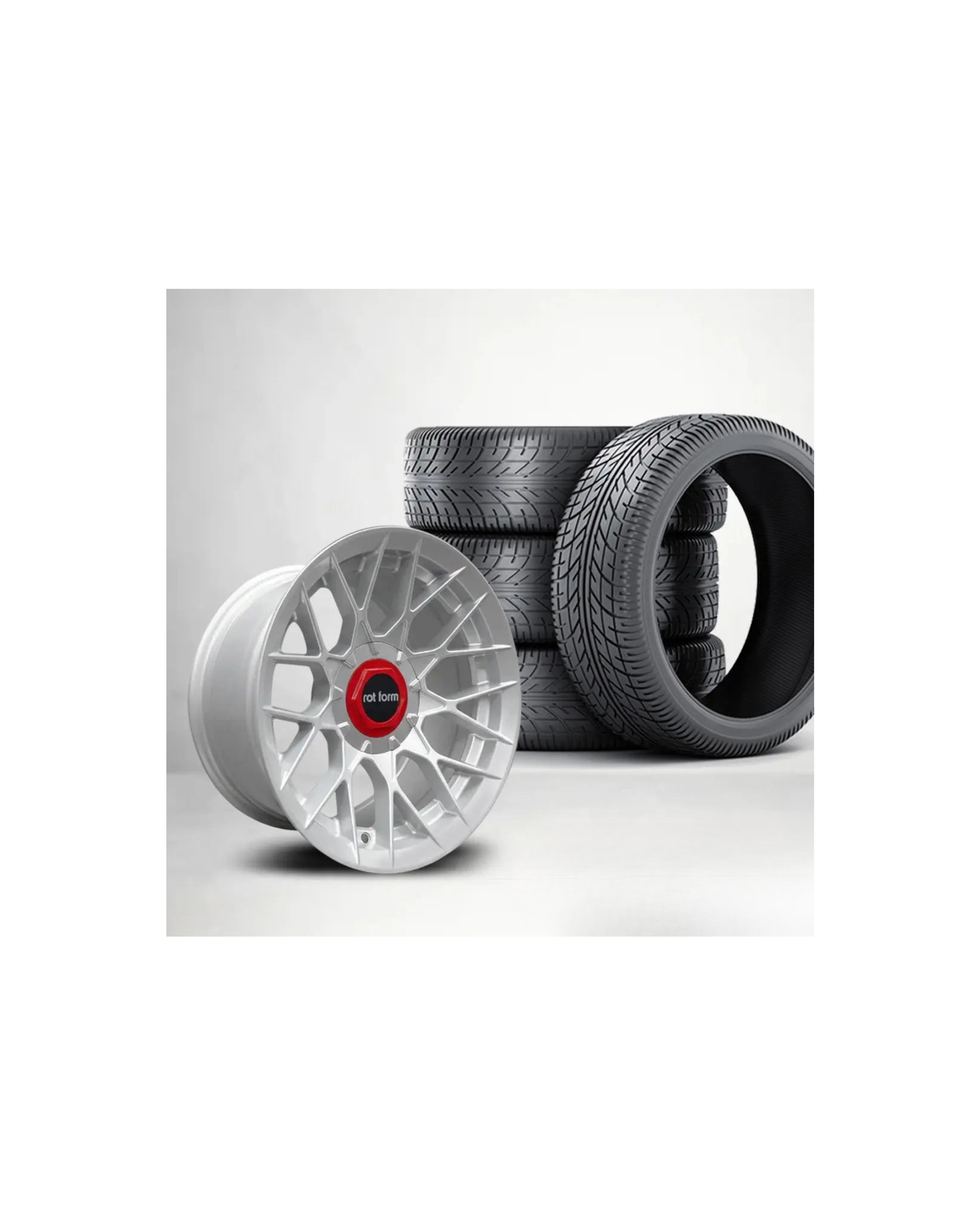15 Inch MX1025-S Rotform Concave Wheel & Tyre Combo - (4x100 / 5x100 PCD)