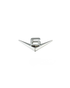 Universal V6 Chrome Metal Badge