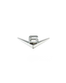 Universal V6 Chrome Metal Badge