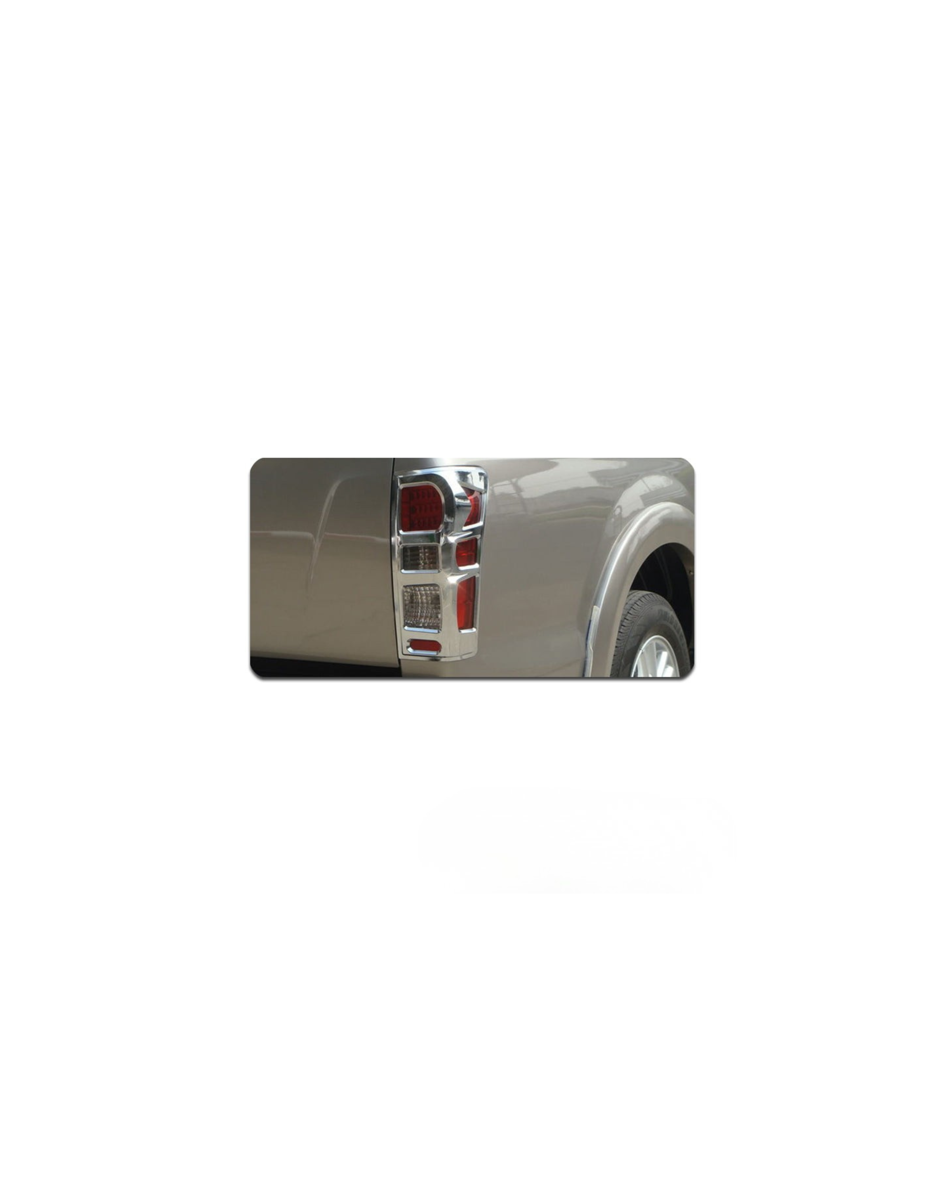 Isuzu D-Max (2013-On) Chrome Tail Lamp Surrounds