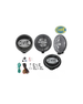 Universal Hella Comet 500 Black Magic Spotlamps (Pair)