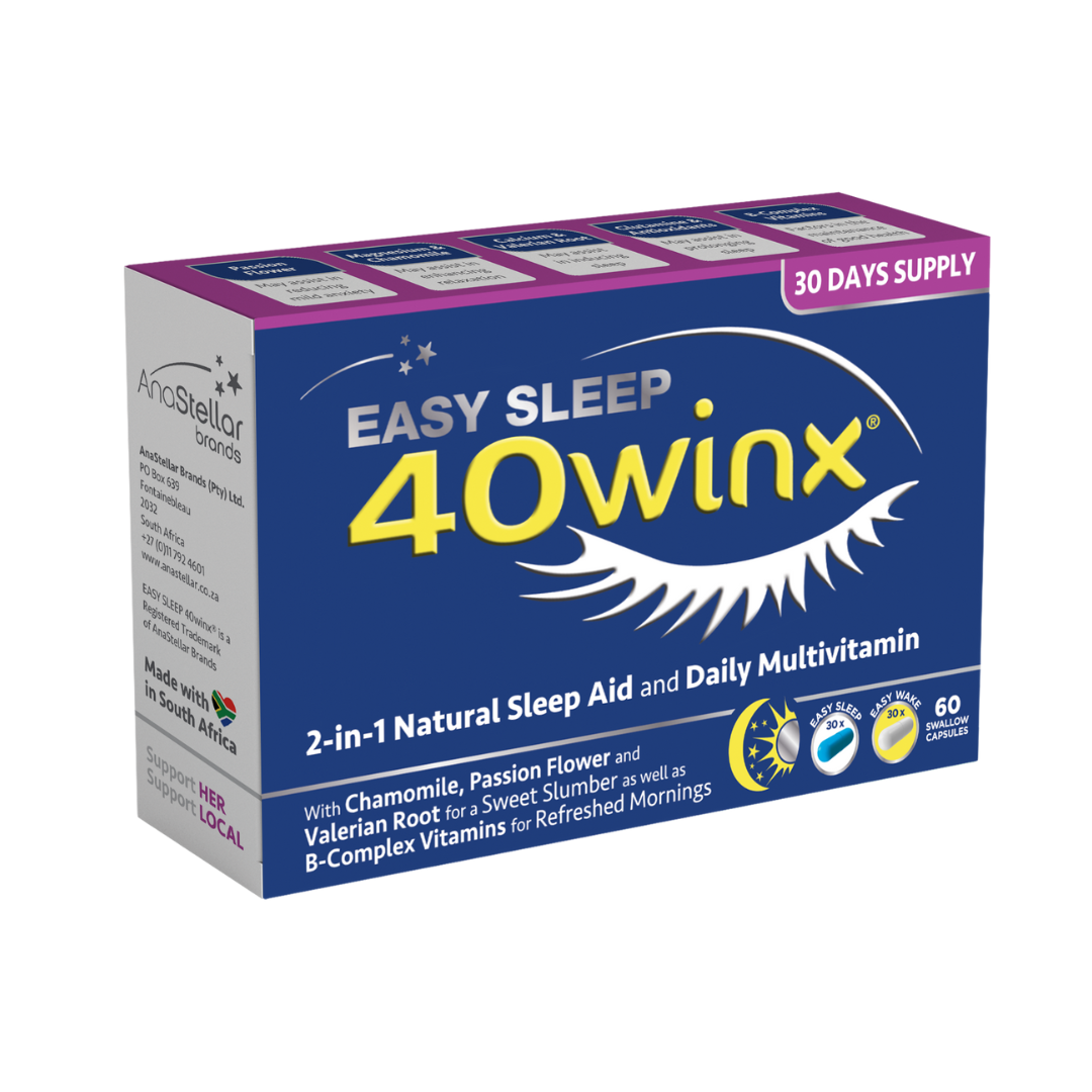 AnaStellar Easy Sleep 40winx | Dual-Action Nighttime Rest | 30 Days Supply