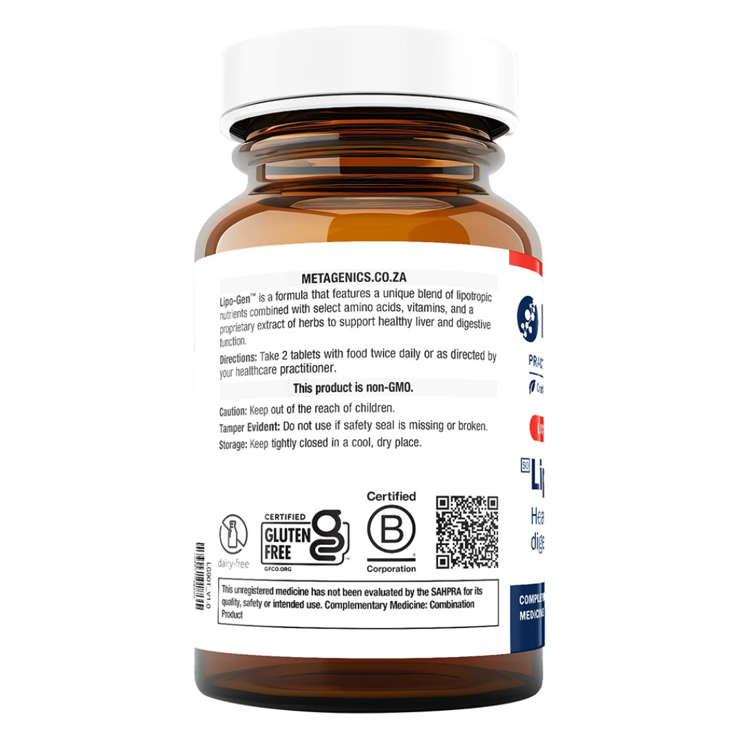 Metagenics Lipo-Gen | Healthy Liver & Digestion Function | 90 Tablets