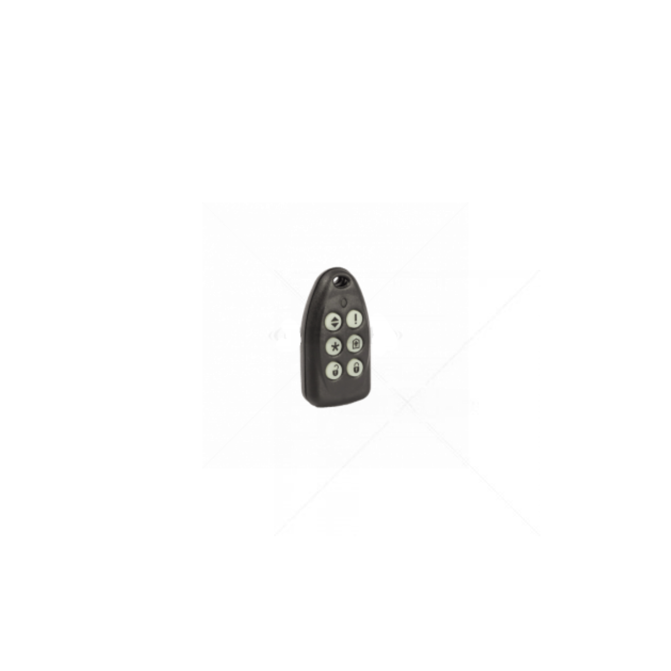 Sherlo 6 Button Glow-in-Dark Keyring Remote Code Hopping 433MHz Part No: SW84