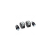Gate Wheel Kit - 60mm Electro Plated