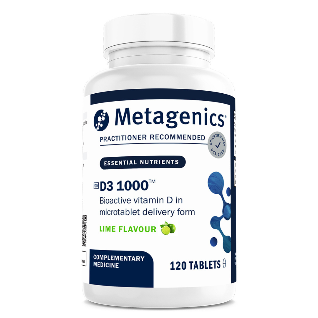 Metagenics D3 1000 | Healthy Bone Strength | 120 Tablets