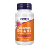 NOW® Vitamin D3 & K2 | Bone & Cardiovascular Health | 120 Capsules