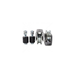 Gate Wheel Kit - 80mm U - Profile Electro Plated