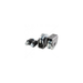 Gate Wheel Kit - 80mm V - Profile Electro Plated