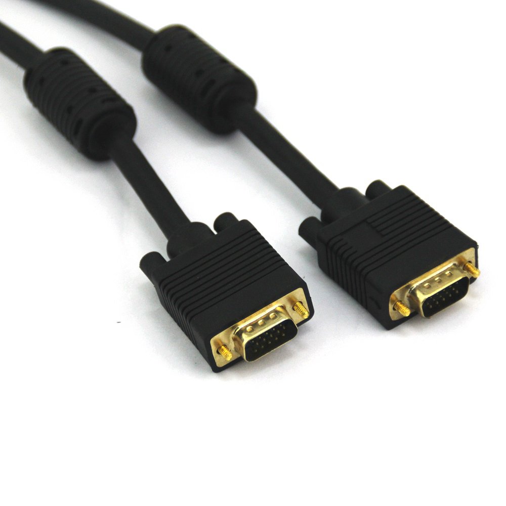VCOM CG381D-G-50 50ft VGA Male to VGA Male Cable (Black) | SKU VC-VGA50M