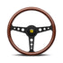 MOMO Indy Heritage Black & Woodgrain Finish 350mm Steering wheel