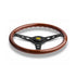 MOMO Indy Heritage Black & Woodgrain Finish 350mm Steering wheel