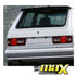 Suitable To Fit - VW Golf 1  R-Line Style Gloss Black Plastic Roof Spoiler