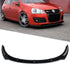 VW Golf 5 GTI Gloss Black 3-Piece Plastic Front Spoiler
