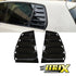 Suitable To Fit - VW Golf 6 Gloss Black Plastic Side Window Louver