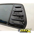 Suitable To Fit - VW Golf 6 Gloss Black Plastic Side Window Louver