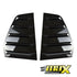 Suitable To Fit - VW Golf 6 Gloss Black Plastic Side Window Louver