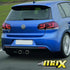Suitable To Fit - VW Golf 6 R20 Style Plastic Rear Bumper Upgrade