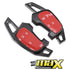 Suitable To Fit - VW Golf 7 GTI Brush Aluminium Black Paddle Shift Extensions